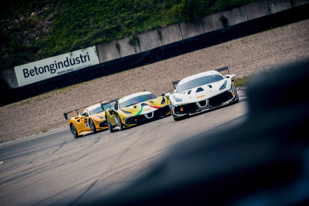 Ferrari-fest på Knutstorp: Succesfuld premiere på Formula GT Challenge.
(Foto: Formula Automobile)